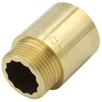 Stabilo-sanitär Stabilo-Sanitaer Messing Hahnverlängerung 3/4 Zoll x 30 mm