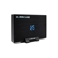 HURRICANE GD35612 Externe Festplatte 5TB, 3,5" USB 3.0 Speicher mit Netzteil für PC TV Ps4 Ps5 Xbox Laptop kompatibel mit Windows Mac Linux