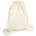 Bio Baumwoll Turnbeutel Sportbeutel natural 37 x 46 cm