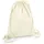 Westford Mill Premium Bio Baumwoll Turnbeutel Sportbeutel W260 natural 37 x 46 cm