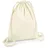 Westford Mill Premium Bio Baumwoll Turnbeutel Sportbeutel W260 natural 37 x 46 cm