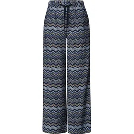 STREET ONE Stoffhose High Waist Blau 40