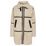 Jdy Langjacke (1-St) beige|schwarz M (38)
