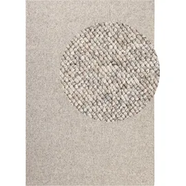 ELLE DECORATION Rocco Woll-Optik Teppich, Rocco Creme Multifarben, - Creme/Bunt