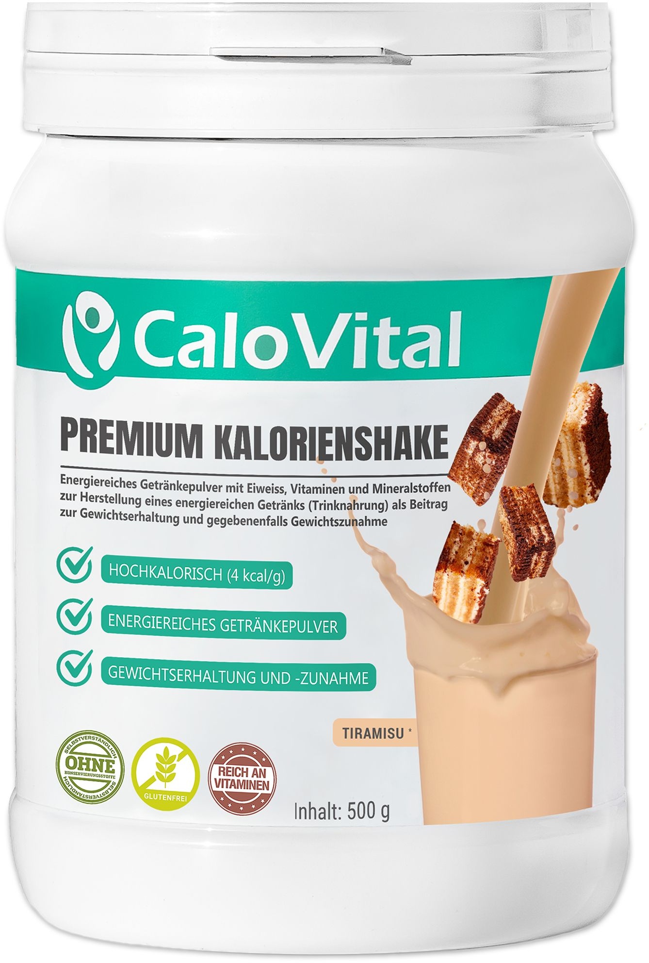 CaloVital | Hochkalorische Trinknahrung für Gewichtszunahme 500 g