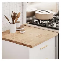 VidaXL Küchenarbeitsplatte 60x63,5x2,7 cm Massivholz Eiche Rechteckig