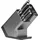 Ninja StaySharp Messerblock mit Schleifer Silber/Schwarz