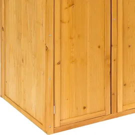 Tectake Geräteschrank 0,81 x 0,60 m Braun