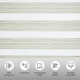 OTTO home Doppelrollo PAGELLA 50 x 150 cm grau