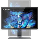 HEIGAOLAPC All in One Desktop Computer,15.6-inch Touchscreen FHD Display Computer,Ultra-Thin Aluminum Alloy Fuselage 8GB RAM +128GB ROM Desktop Computers with Quad-Core J4125 Win 11 Pro