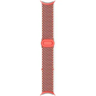 Google Pixel Watch Gewebtes Armband – Koralle