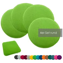 heimtexland Sitzkissen 35 x 35 cm grün 4-tlg.