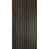 DECCART - Wandpaneele 3d 100x50 cm - Wandpaneel - Holz Optik Paneele - Holzoptik wandplatten - Paneele wand - Wall panels - schwarz braun - 8 Stück (4 m2)