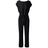 Swing Jumpsuit mit Rundhalsausschnitt, Black, 44