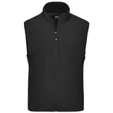James & Nicholson Softshell Weste Schwarz 2XL