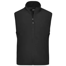 James & Nicholson Softshell Weste Schwarz 2XL