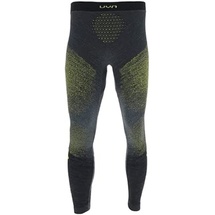Uyn Exceleration lange Laufhose Herren black/yellow fluo L