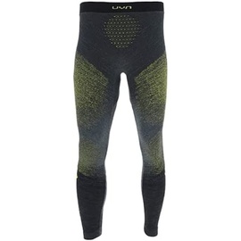 Uyn Exceleration lange Laufhose Herren black/yellow fluo L