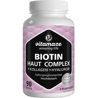 Vitamaze Biotin Haut Komplex hochdosiert + Kollagen
