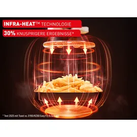 Tefal Easy Fry Infrared EY832H dunkelgrau