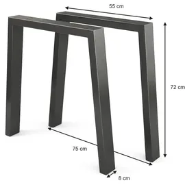 Vicco Tischbeine 75 x 72 cm