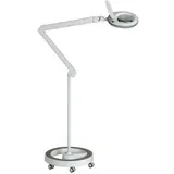 lumeno Lupenleuchte 721X-MKIII, inkl. Rollstativ, 6159, 5 Dioptrien, grau