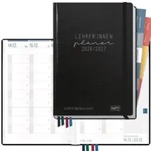 häfft® verlag Lehrerkalender Black Edition A5 schwarz 2026/2027