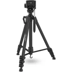 InLine Stativ für Digital- & Videokameras - Aluminium - Höhe max. 1,56m - schwar