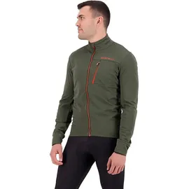 Castelli Go Jacke Military Green/Fiery Red M - Grün / M