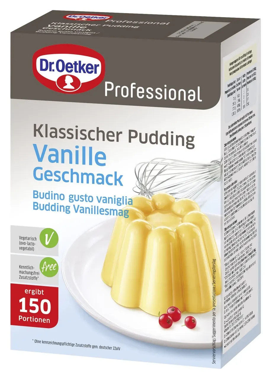 Dr. Oetker Professional Puddingpulver Vanille (1 kg)