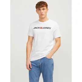 JACK & JONES Corp Logo 3 Pack Kurzarm-T-Shirt White / Pack 1 Black / 1 Navy Blazer / 1 White M