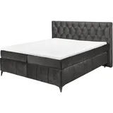 Roller Boxspringbett 180 x 200 cm H2 Braun