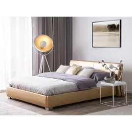 Beliani Paris 140 x 200 cm Gold