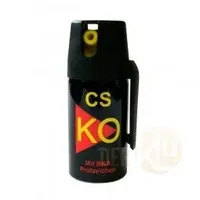 4 Stück KO CS-Gas 40ml Abwehrspray CS GAS Tränengas Verteidigungsspray