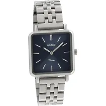 Oozoo Damen Uhr C9951 Analog Quarzuhr Armband silber Vintage D2UOC9951 - Silber