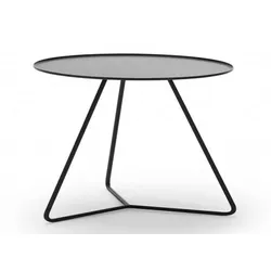 Steely Couchtisch 37cm schwarz matt