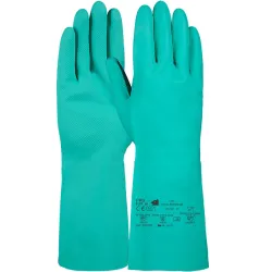 Fitzner Trivex Nitril Chemikalienschutzhandschuh, 33 cm 175-10 , 1 Packung = 12 Paar, Größe 10