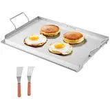 Vevor Grillplatte 585 x 365 mm Edelstahl