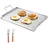 Vevor Grillplatte 585 x 365 mm Edelstahl