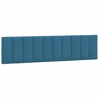 vidaXL Kopfteilkissen Hanko, Blau 200 cm Samt vidaXL