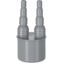 AIRFIT Doppel-Schlauchnippel DN 50 Abwasserrohr