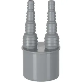 AIRFIT Doppel-Schlauchnippel DN 50 Abwasserrohr