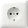 Gira Schuko-Steckdose Unterputz 444003 Weiß