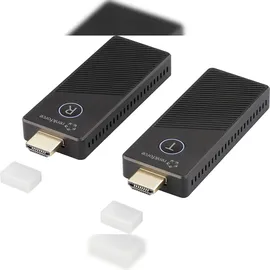 Renkforce RF-HDMID-500 HDMI-Funkübertragung (Set) 30 m 5.8 GHz 3840 x 2160 Pixel Sichere Funkübertragung