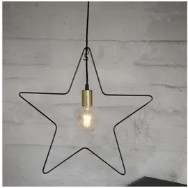 Star Trading Stern Metall Ramsvik 50cm schwarz/messing innen