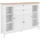 Finori Highboard Holzwerkstoff Weiß/Artisan Oak,