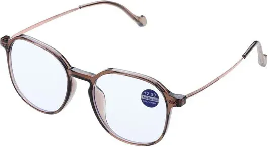 Vollrahmen Lesebrille 250d (Transparent Tee)