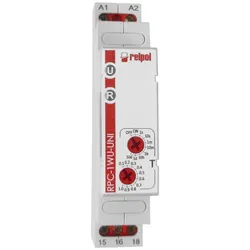 Zeitrelais m.1 Funktion 1P 12-240V Start und Reset Relais RPC-1WU-UNI Relpol 0608