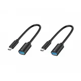 Conceptronic USB-C auf USB-A Adapter 0,2 m Schwarz