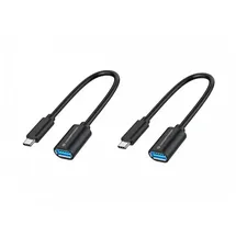 Conceptronic USB-C auf USB-A Adapter 0,2 m Schwarz